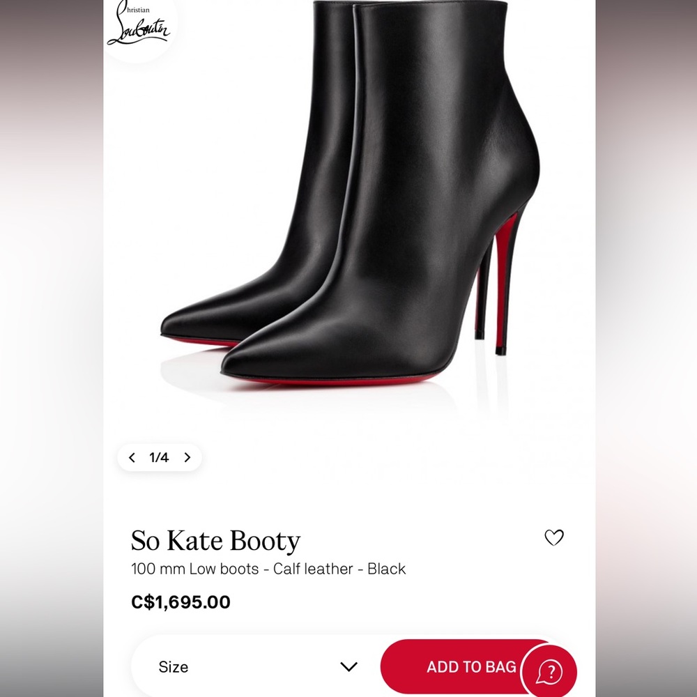 Louboutin So Kate Booty